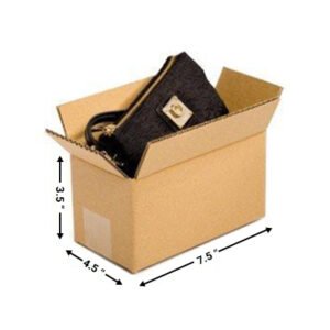 7.5X4.5X3.5 Inches - 3 PLY - Corrugated Boxes