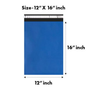 12X16 inches Secure Temper Proof Blue Courier Bag Without POD