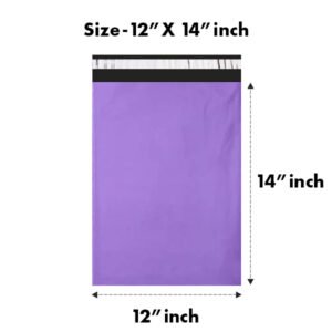 12X14 inches Secure Temper Proof Purple Courier Bag Without POD