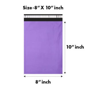 8X10 inches Secure Temper Proof Purple Courier Bag Without POD
