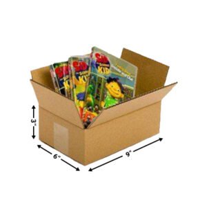 9X6X3 Inches - 3 PLY - Corrugated Boxes