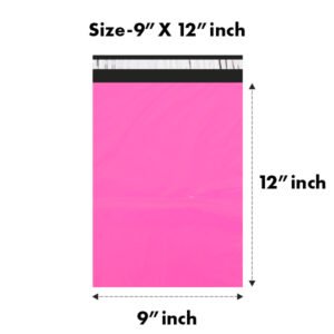9X12 inches Secure Temper Proof Pink Courier Bag Without POD