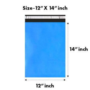 12X14 inches Secure Temper Proof Sky Blue Courier Bag Without POD