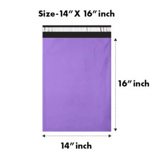 14X16 inches Secure Temper Proof Purple Courier Bag Without POD