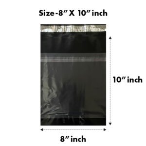 8x10 inch Black Tamper Proof Courier Covers With Pocket