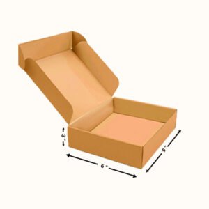 9x6x3 inch Brown Tuck in Mailer Boxes - 3 ply