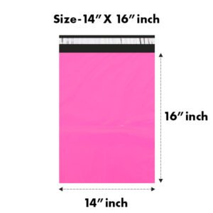 14X16 inches Secure Temper Proof Pink Courier Bag Without POD